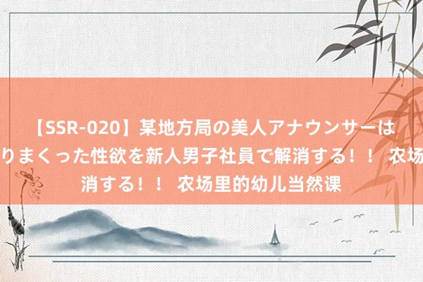 【SSR-020】某地方局の美人アナウンサーは忙し過ぎて溜まりまくった性欲を新人男子社員で解消する！！ 农场里的幼儿当然课