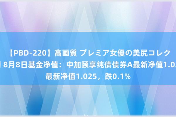 【PBD-220】高画質 プレミア女優の美尻コレクション8時間 8月8日基金净值：中加颐享纯债债券A最新净值1.025，跌0.1%