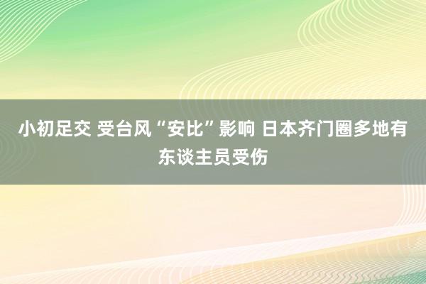 小初足交 受台风“安比”影响 日本齐门圈多地有东谈主员受伤