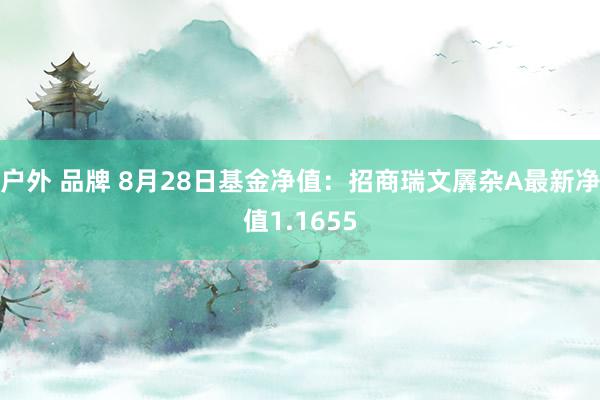 户外 品牌 8月28日基金净值：招商瑞文羼杂A最新净值1.1655